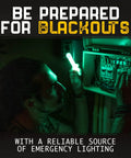 Person using Lit Ultra Bright Glow Sticks Bulk Pack Multi Color For Parties Camping Emergency Light And Survival Kit