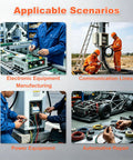 Professional Pneumatic Crimping Tool For Wire Terminal Machine Power Press With Foot Pedal Operation Alloy Steel Construction Automatic Cold Crimper used in electronic equipment manufacturing, communication lines, power equipment, automotive repair.