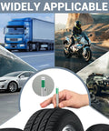 4 Pack Tire Tread Depth Gauge Set With Color Coded Readouts In 32nds Fast 3 Second Check For Cars SUVs And Trucks Easy Self Inspection Tool For Roadside Safety