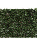 Expandable Fence Privacy Screen for Balcony and Patio with Double Sides Faux Ivy Fencing Panel, willow frame, 16x45 closed size.
