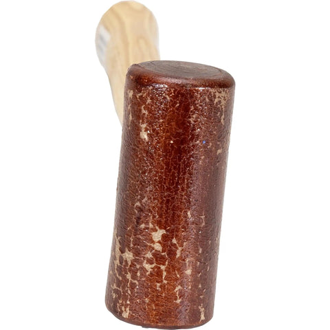 Rawhide Mallet With Non Marring Head And Hardwood Handle 6 Oz For D I Y Furniture Building And Soft Metal Shaping mallet head view