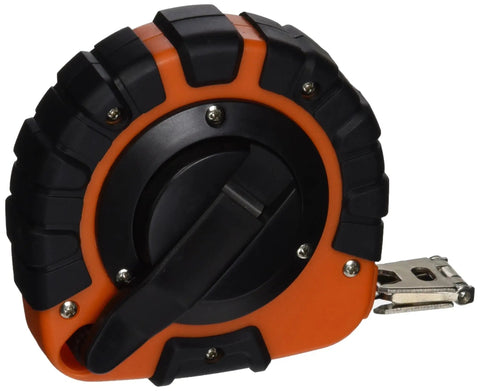 Heavy Duty Steel Tape Measure With Closed Abs Case, Built To Last 50 Foot Speed Rewind, Nylon Coated Three Eighth Inch Blade