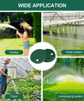 2 Pack Quick Fit Round Sprinkler Valve Box Cover for garden, farm, water, and landscaping systems applications