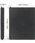 Toploader Binder For Trading Cards With 216 Card Capacity And 9 Pocket Sleeves For 3x4 Rigid Toploaders Built Tough Shield Design