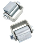 Two Pairs Heavy Duty Weld On Gate Hinges With Sealed Bearings, Adjustable 3.5 To 4 Inch Gap, Zinc Plated, Grade 5 3/4 Inch Bolts