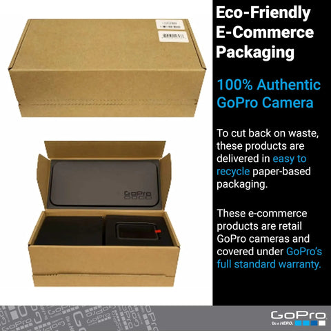 Product packaging for Premium Waterproof Action Camera Bundle With 5.3K60 Video And 27Mp Photos in eco-friendly box.