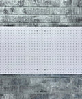 Heavy Duty Pegboard Set Of 2 Wall Panels 22 By 18 By One Eighth Inch Holes For Home Office Garage Storage And Organization White