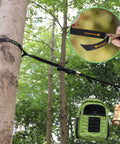 Heavy Duty Campsite Storage Strap With Carabiner Hooks And Stainless Steel S Hooks And 20 Separate Loops For Tent Gear