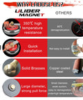 Comparison chart showcasing Heavy Duty Magnetic Welding Ground Clamp With Handy Handle, 500 Amp Weld Holder features and benefits.