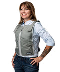 Ice Vest Cooling System With 96 Pure Water Ice Cubes For Outdoor Workouts And Crazy Hot Days, Professional Series Charcoal