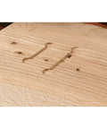 Wood surface showcasing precise inset cuts made with Rock Solid Dual Stitch Router Inlay Clear Block Thick Acrylic Jig Made For Plunge Routers Using 1/8 Bit Sizes To Nail Precision Woodworking Layouts And Fit Tight.