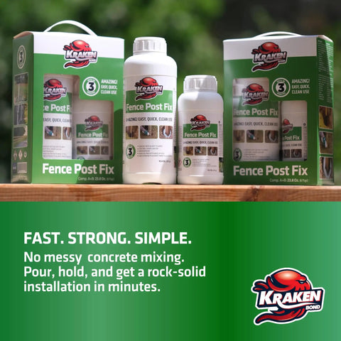 Expanding Foam Post Hole Filler Kit For Fence Posts And Deck Anchors 2 Part Polyurethane Concrete Alternative Waterproof Post Repair For Fence Deck Mailbox Easy Mess Free Install 1 Pack displayed on a wooden surface