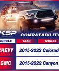 3 Inch Front And 2 Inch Rear Leveling Kit For Chevy Colorado And GMC Canyon 2015-2021 Full Suspension Lift With 2.75 Inch Front Strut Spacers, 2 Inch Rear Blocks, Extended U Bolts And Easy Install
