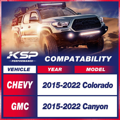 3 Inch Front And 2 Inch Rear Leveling Kit For Chevy Colorado And GMC Canyon 2015-2021 Full Suspension Lift With 2.75 Inch Front Strut Spacers, 2 Inch Rear Blocks, Extended U Bolts And Easy Install