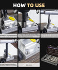 Step-by-step guide to using an M12X1.5 Thread Repair Kit With Stainless Steel Inserts For Stronger Threads Includes Drill Tap Counterbore Install Driver And Ten Inserts In A Custom EVA Case For Quick Easy Repairs.