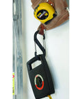 Dual Gate S Shaped Plastic Carabiner With Two Clips For Keys And Gear Glass Filled Nylon Durable Clip on tool bag.