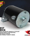 Close-up of 14 Tooth Starter Motor Replacement Fits 42 Inch Riding Lawn Mowers And Tractors With Briggs Stratton Intek IC OHV 17HP To 20HP Engines Replaces Bronco Pony Models Easy Install Durable Start