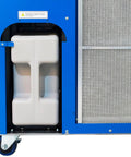 Close-up of the water tank in the 16800 BTU Portable Air Conditioner With Washable Filters And Dual Cold Air Nozzles.
