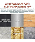 Different surfaces for Heavy Duty Belly Repair Tape For Manufactured Homes 4 Inch By 108 Foot Waterproof Patch