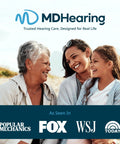 Family enjoying outdoor time, promoting MDHearing with seniors' trusted care solutions.