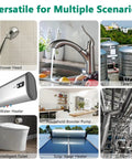 Image showing versatile plumbing options including Dead Quiet Hot Water Recirculating Pump With Adjustable Speed Settings For Reliable Instant Hot Water Delivery Super Silent Water Heater Circulator Unit.