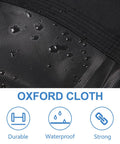 Close-up of durable waterproof oxford cloth used in 40 Inch Saucer Tree Swing For Kids With Heavy Duty Steel Frame Foam Padding Braided Ropes And Secure Metal Rings Easy Setup Outdoor Round Swing With Adjustable Straps For Super Sturdy Backyard Fun For The Whole Crew