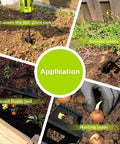 4-in-1 Soil Cultivator and Drill Tiller Attachment for Planter Boxes and Raised Beds used for loosening soil and weed removal