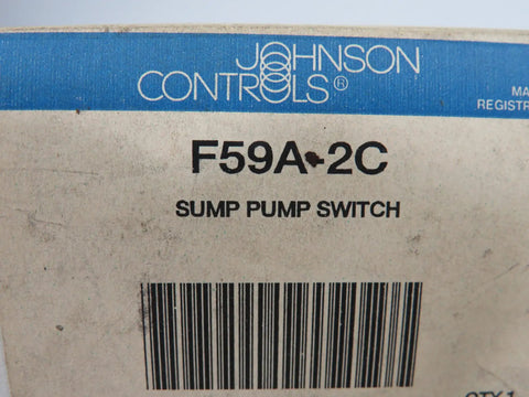 F59 Series Sump Pump Switch DPST Action With External Mounting Universal Bracket And Drop Cord Wiring package label