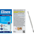 Gentle Ear Wax Removal Tool Kit For Safe Ear Cleaning With Flexible Scoop And Fin Design, packaging and tools displayed