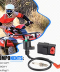 Rugged Ignition Coil Igniter CDI Box Kit For FourTrax 300 TRX300 TRX300FW ATV 1994 1995 1996 1997 2x4 4x4 Replacement OEM Style