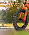 Close-up of 2 Pack 20x2.125 Inch Kids Bike Tires Set With Tubes And Levers For BMX MTB And Youth Rides Puncture Resistant
