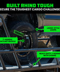 Heavy Duty 2 Inch By 8 Foot Car Tie Down Straps With J Hooks 4 Pack 10,000 Lb Break Strength securing vehicle tire on trailer