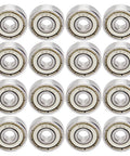 Alt Tag: 626ZZ Deep Groove Ball Bearings Set, 20 Pack, Double Shielded Carbon Steel Bearings, 6mm Bore, 19mm Outer Diameter, 6mm Width