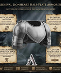 Medieval Shoulder Pauldron Set With Iron Gorget And Spaulders For LARP Ren Faire SCA Knight Armor Cosplay natural steel finish