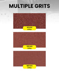 Fresh 9 Inch Hook And Loop Drywall Sanding Discs With Hole Design 40 120 And 180 Grit Mixed Bag For Pro Aluminum Oxide Sander Paper in multiple grit sizes.