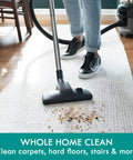 3 Gallon Bagged Canister Vacuum For Home And Shop Lightweight With Powerful Suction Includes 3 Cleaning Tools And Washable Filter