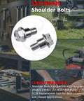 Premium Replacement Shoulder Bolts Compatible With Husqvarna 2042LS 2348LS 532196539 heavy duty 1.15 inch steel bolts for mower suspension.