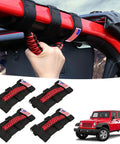 Four Pack Jeep Grab Handles For Roll Bar Paracord Set Off Road Ready Interior Upgrades For Wrangler And Gladiator CJ YJ TJ JL