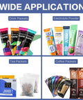 Image showcasing various drink packets, electrolyte powders, tea packets, and coffee packets for the Finally Scored This 360 Rotating Drink Packet Organizer Acrylic Lazy Susan That Makes Kitchen Pantry Storage A Total Game Changer While Keeping All Favorite Beverage Mixes Neatly Arranged And Snug Inside.