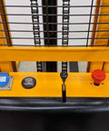 Control panel of Heavy Duty Wide Leg Semi Electric Pallet Stacker Built Like A Tank With A Rock Solid 2204 Lbs Capacity And A Sweet 138 Inch Lift Height For Confined Warehouses.