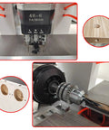 Pneumatic Hole Drilling Machine For Woodworking With Hinge Boring Drill Insertion And 48 6 Combined Drill showcasing drill heads and holes