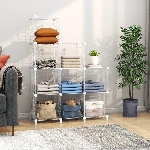 Pink 20 Cube Closet Organizer System With Portable Storage Shelves And Bookcase Modules For Kid Rooms Bedroom And Office