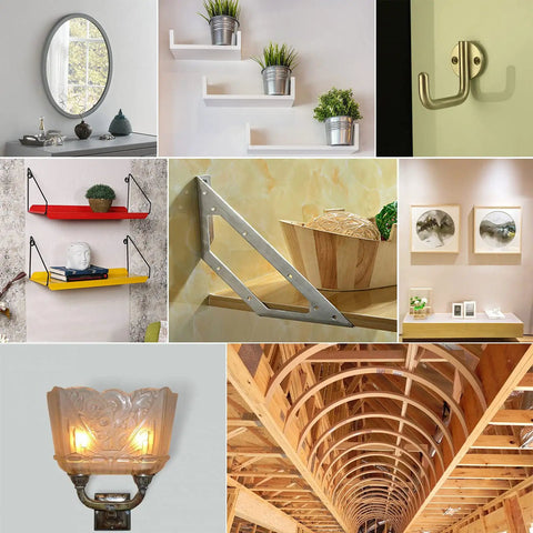 Wall decor ideas using Heavy Duty Self Drilling Drywall Anchors Kit With Screws Size Eight One And One Quarter Inch 100 Piece Assortment