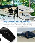 Right Side RV Awning Motor End Cap Front Cover For Solera And Lippert Components, Black Replacement Part For Solera Awnings, Durable And Easy Install on RV awning