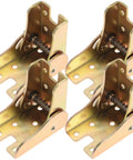 Real-Deal Heavy Duty Foldable Iron Hinges With Self Locking Mechanism For 90 Degree Right Corner Tables And Workbenches