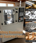 CNC Milling And Drilling Machine Benchtop With 400 By 140 Millimeter Workbench ER20 Spindle Up To 12000 RPM in workshop