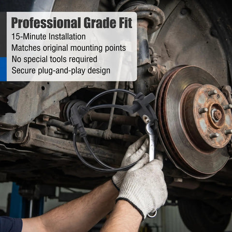Installing Rear Left Abs Wheel Speed Sensor Direct Replacement For Anti Lock Brake System Oem 3630050U2010 on vehicle.
