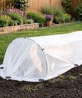 40 Piece Fiberglass Greenhouse Hoops Kit For Raised Beds With Ground Stakes Connectors And Clips DIY Grow Tunnel in garden