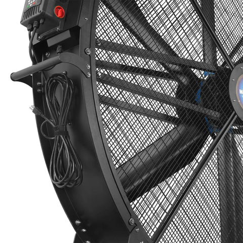Built Heavy 79 Portable Industrial Fan Kicks Your Space Into Gear For Warehouse Gym Or Shop Stepless Variable Speed controls and structure.