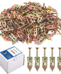 100 Count Drywall Self Drilling Anchors And Screws Kit For Quick Mounts In Gypsum Board Carbon Steel Hollow Wall Anchors